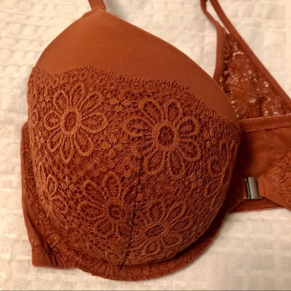 Aerie Front Hook Razor Back Wire Lace Bra - Picture 2 of 5